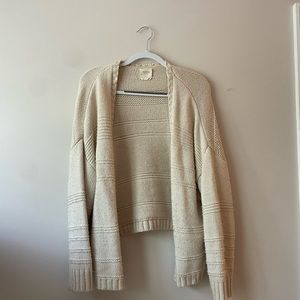 off white sweater/cardigan